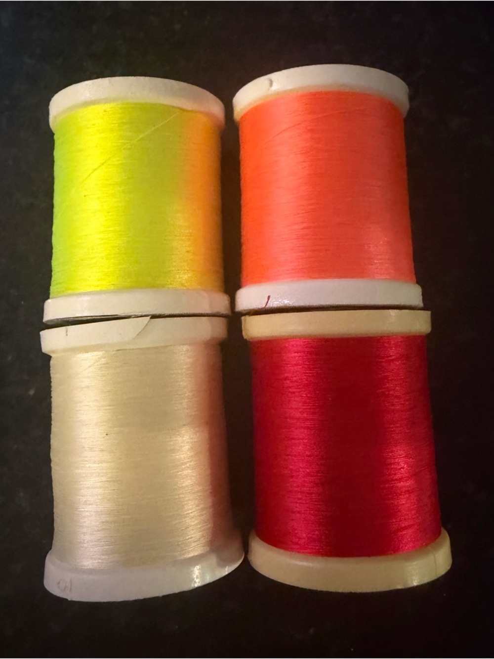 (4) DANVILLE’S Flymaster Waxed Thread - 200 yards 6/0